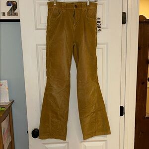 Urban Outfitters Golden Corduroy Trousers